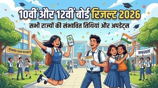 Board Result 2026 Update : जानिए कब आयेगा कक्षा 10 वी और 12 वी का रिजल्ट